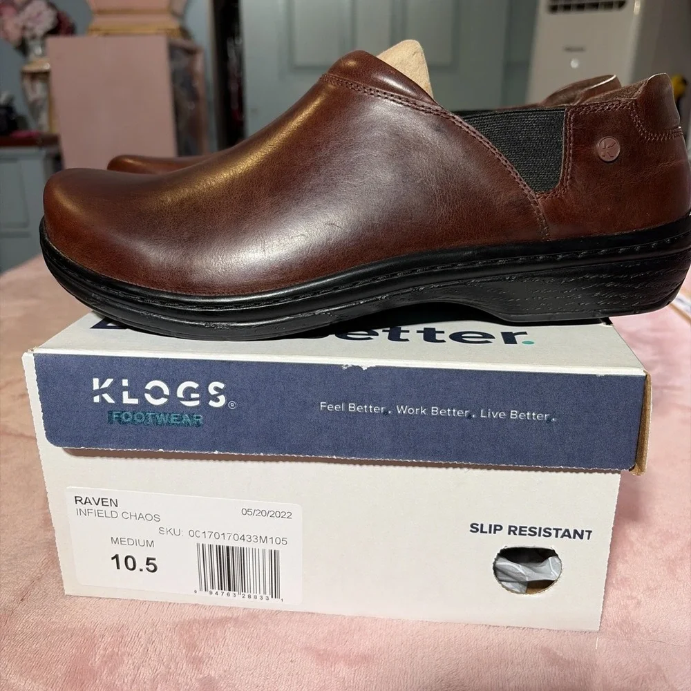 KLOGS FOOTWEAR Raven Sz 10.5 M New In Box Infield Chaos. Medical, Nurse.